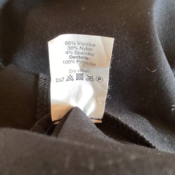 J.Crew Black Laser‎ Cut Lace Short Sleeve Dress Size 2 Fit & Flare Eyelet - Picture 3 of 8